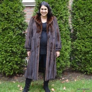 SOLD! Female Mink Full Length Fur Coat